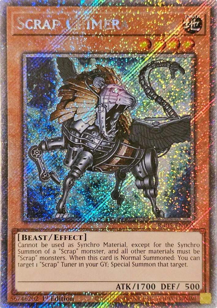 Scrap Chimera (Platinum Secret Rare) [RA05-EN005] Platinum Secret Rare | Black Swamp Games