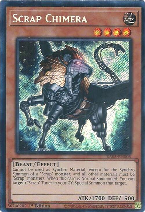 Scrap Chimera (Secret Rare) [RA05-EN005] Secret Rare | Black Swamp Games