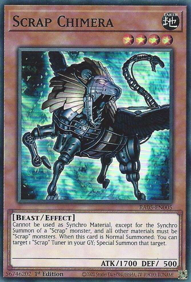 Scrap Chimera [RA05-EN005] Super Rare | Black Swamp Games