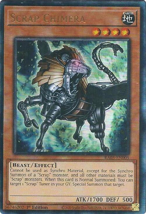 Scrap Chimera (Ultimate Rare) [RA05-EN005] Ultimate Rare | Black Swamp Games