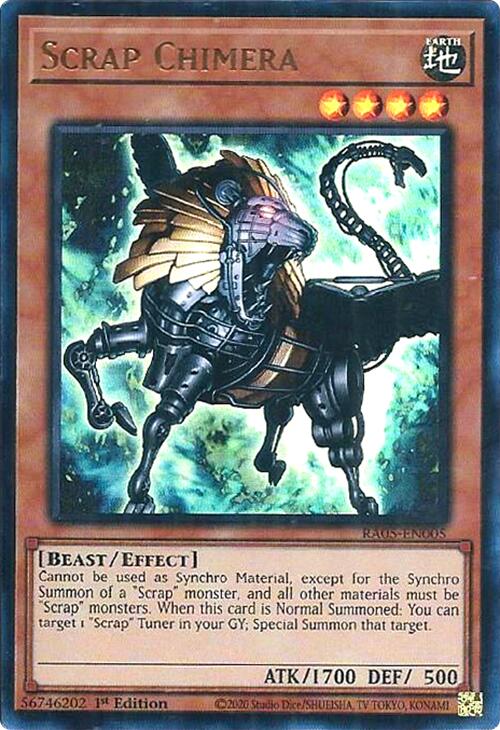 Scrap Chimera (Ultra Rare) [RA05-EN005] Ultra Rare | Black Swamp Games