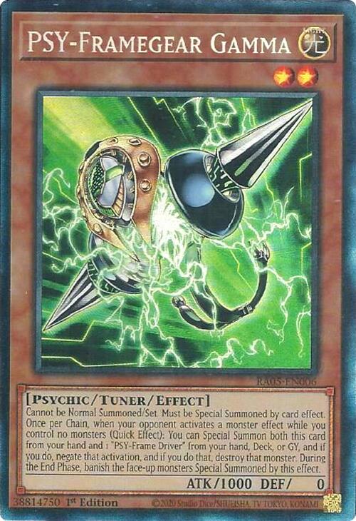 PSY-Framegear Gamma (Collector's Rare) [RA05-EN006] Collector's Rare | Black Swamp Games