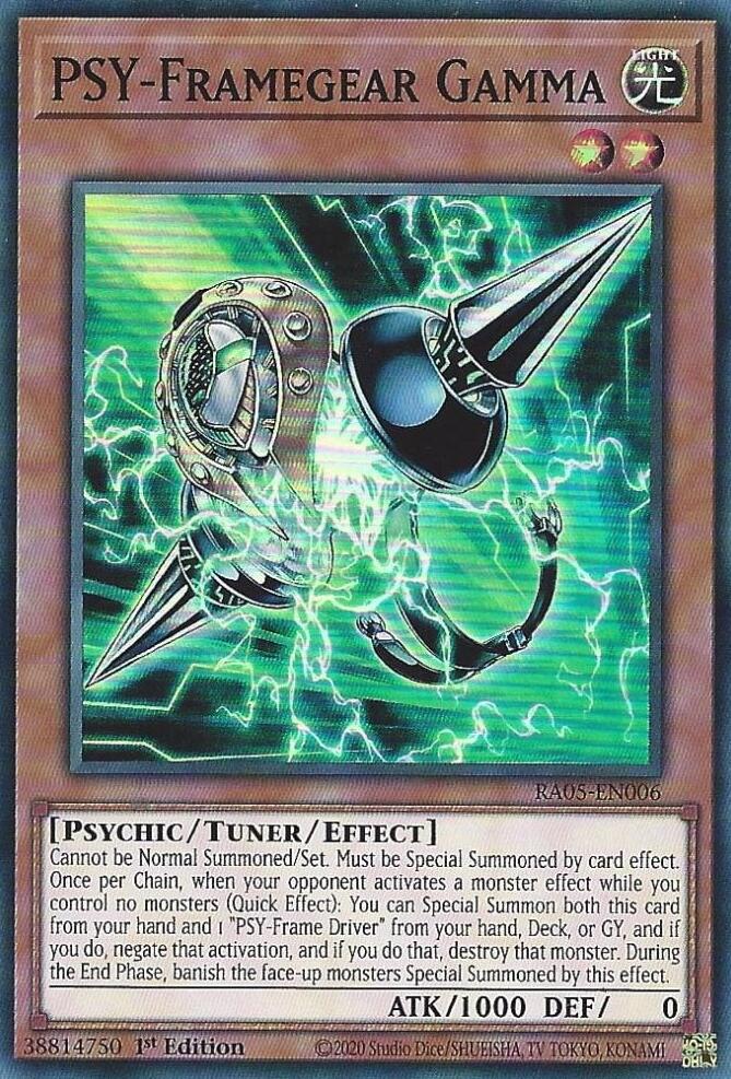 PSY-Framegear Gamma [RA05-EN006] Super Rare | Black Swamp Games