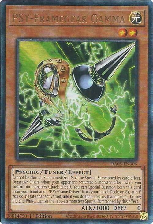 PSY-Framegear Gamma (Ultimate Rare) [RA05-EN006] Ultimate Rare | Black Swamp Games