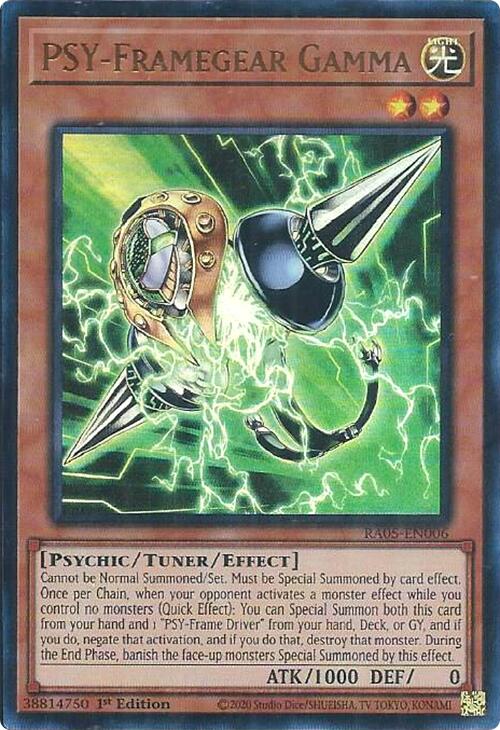 PSY-Framegear Gamma (Ultra Rare) [RA05-EN006] Ultra Rare | Black Swamp Games