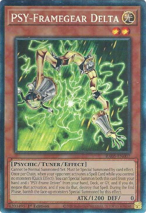 PSY-Framegear Delta (Collector's Rare) [RA05-EN007] Collector's Rare | Black Swamp Games