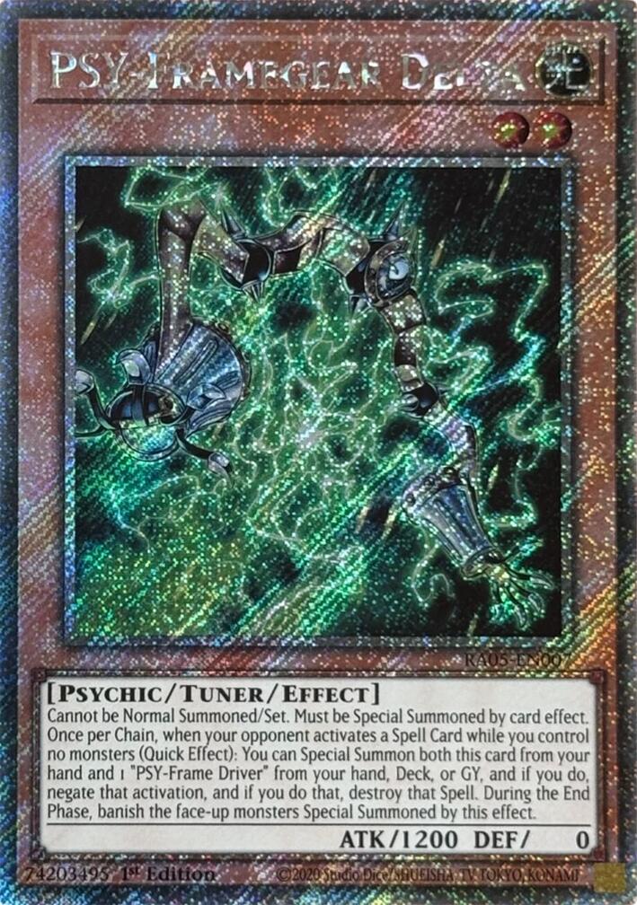 PSY-Framegear Delta (Platinum Secret Rare) [RA05-EN007] Platinum Secret Rare | Black Swamp Games