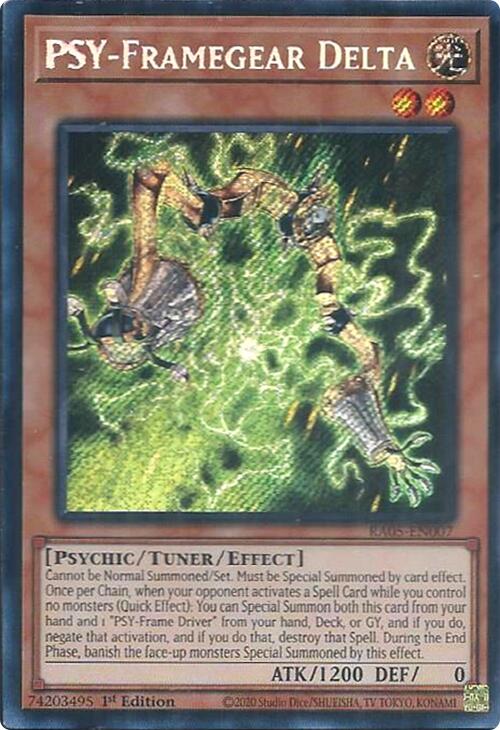 PSY-Framegear Delta (Secret Rare) [RA05-EN007] Secret Rare | Black Swamp Games