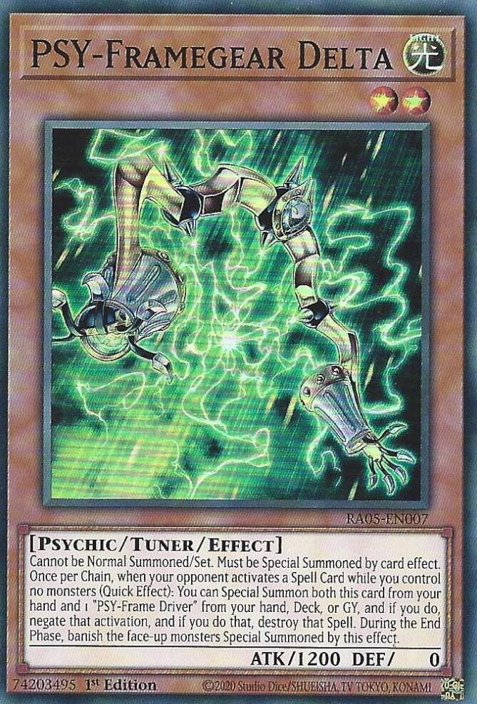 PSY-Framegear Delta [RA05-EN007] Super Rare | Black Swamp Games