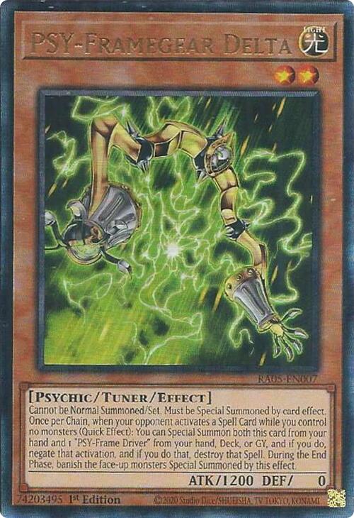 PSY-Framegear Delta (Ultimate Rare) [RA05-EN007] Ultimate Rare | Black Swamp Games