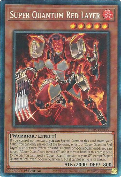 Super Quantum Red Layer (Collector's Rare) [RA05-EN008] Collector's Rare | Black Swamp Games