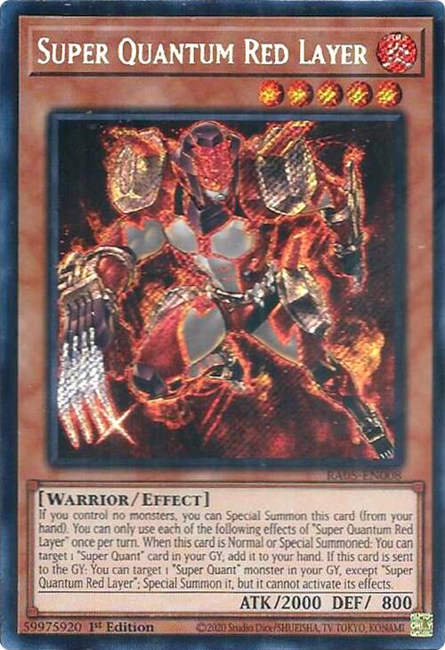 Super Quantum Red Layer (Secret Rare) [RA05-EN008] Secret Rare | Black Swamp Games