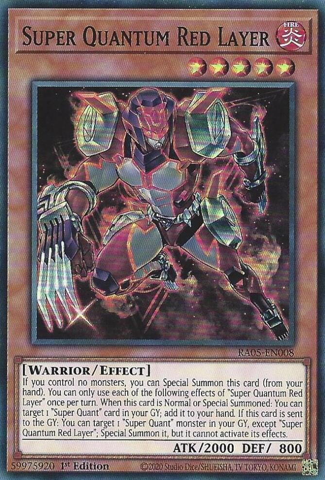 Super Quantum Red Layer [RA05-EN008] Super Rare | Black Swamp Games