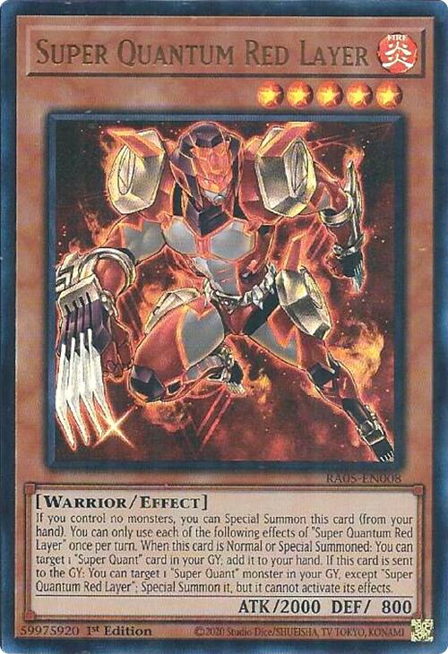 Super Quantum Red Layer (Ultra Rare) [RA05-EN008] Ultra Rare | Black Swamp Games