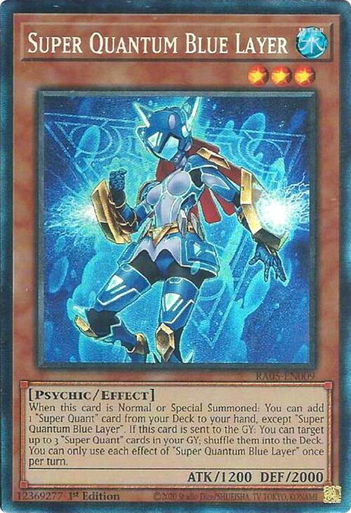 Super Quantum Blue Layer (Collector's Rare) [RA05-EN009] Collector's Rare | Black Swamp Games
