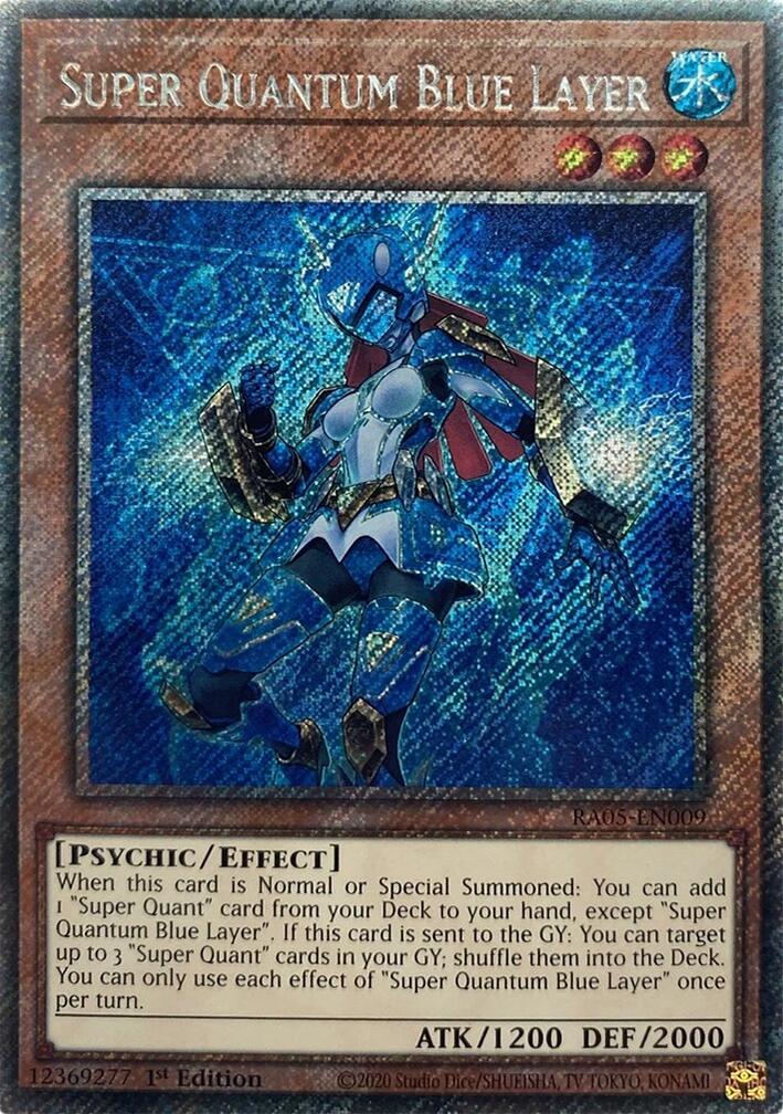 Super Quantum Blue Layer (Platinum Secret Rare) [RA05-EN009] Platinum Secret Rare | Black Swamp Games