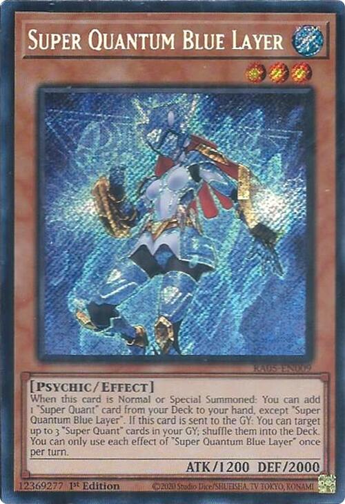 Super Quantum Blue Layer (Secret Rare) [RA05-EN009] Secret Rare | Black Swamp Games