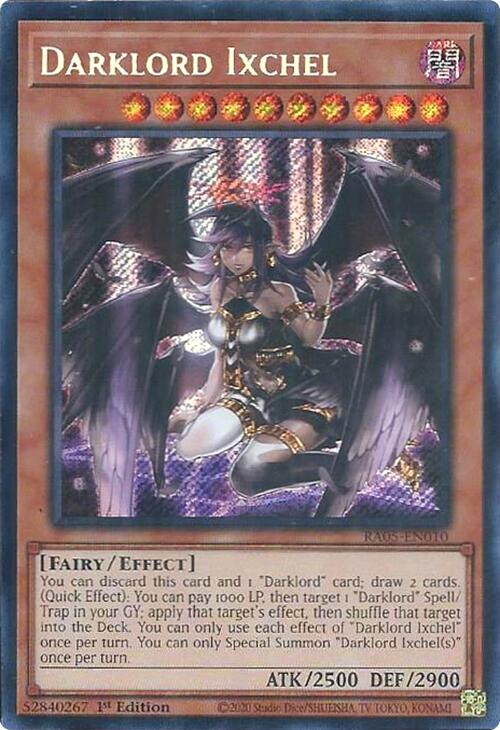 Darklord Ixchel (Secret Rare) [RA05-EN010] Secret Rare | Black Swamp Games