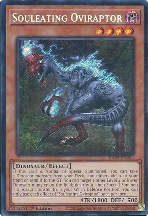 Souleating Oviraptor (Secret Rare) [RA05-EN011] Secret Rare | Black Swamp Games