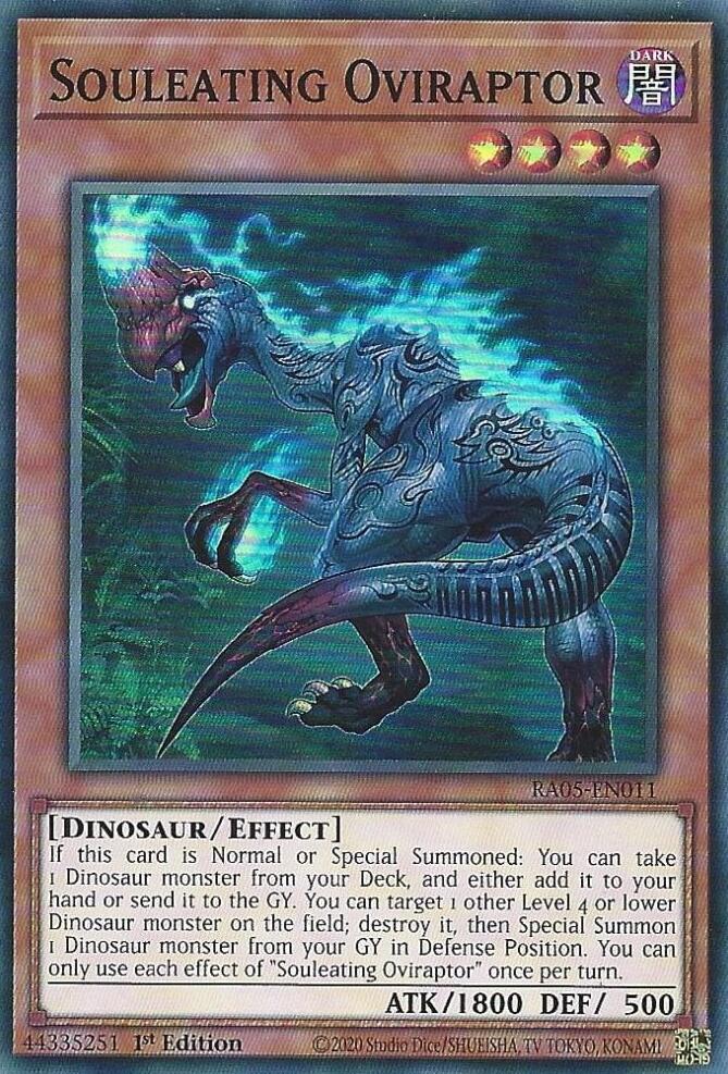 Souleating Oviraptor [RA05-EN011] Super Rare | Black Swamp Games