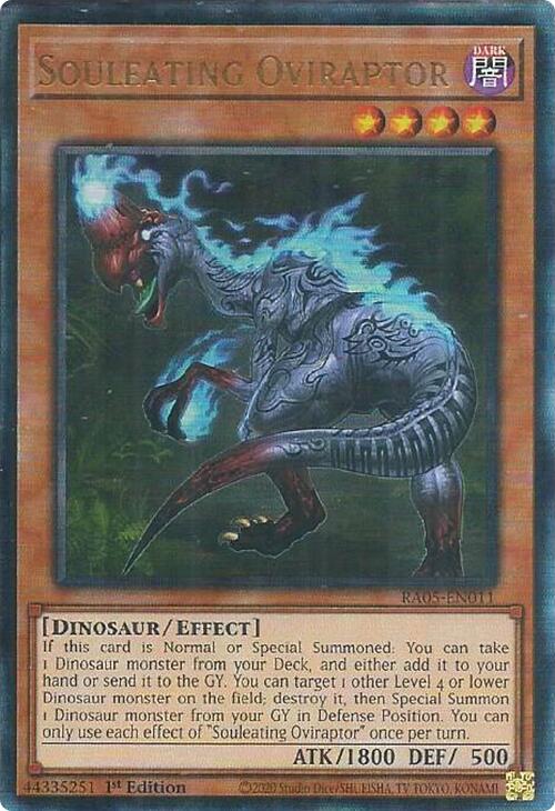 Souleating Oviraptor (Ultimate Rare) [RA05-EN011] Ultimate Rare | Black Swamp Games