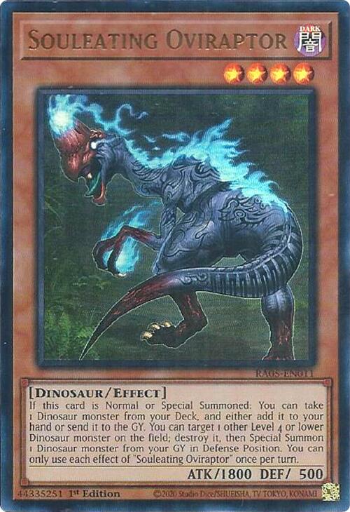 Souleating Oviraptor (Ultra Rare) [RA05-EN011] Ultra Rare | Black Swamp Games
