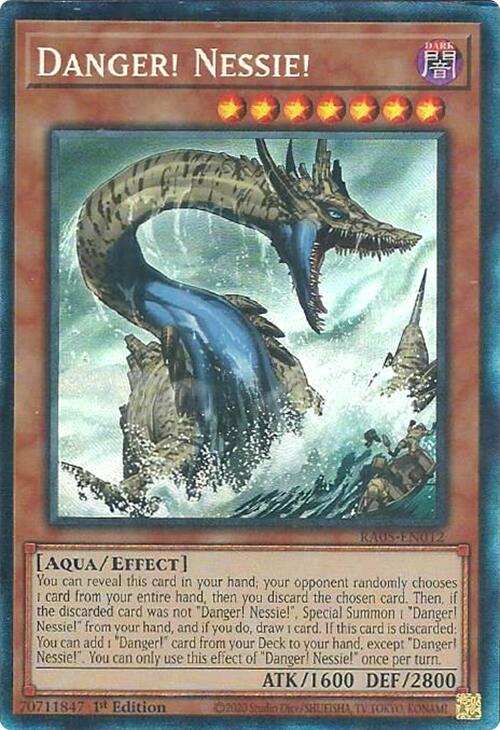 Danger! Nessie! (Collector's Rare) [RA05-EN012] Collector's Rare | Black Swamp Games