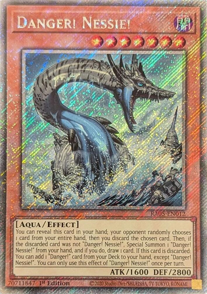 Danger! Nessie! (Platinum Secret Rare) [RA05-EN012] Platinum Secret Rare | Black Swamp Games