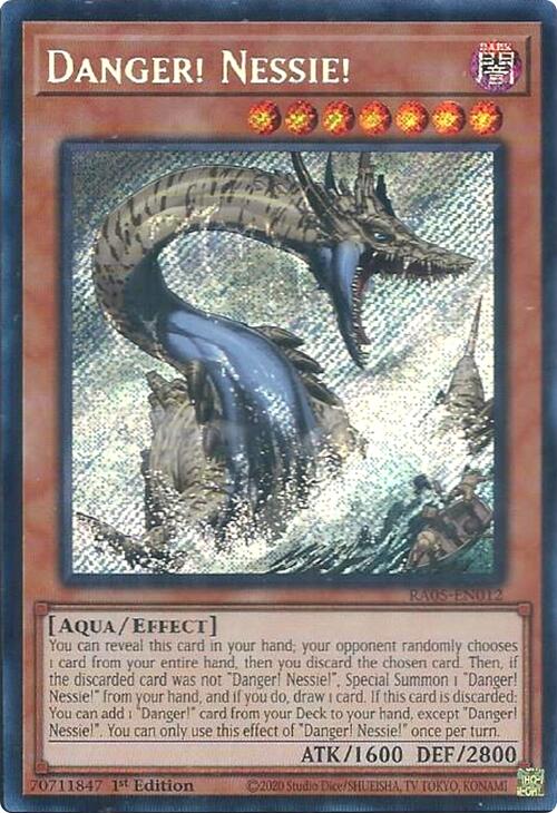 Danger! Nessie! (Secret Rare) [RA05-EN012] Secret Rare | Black Swamp Games