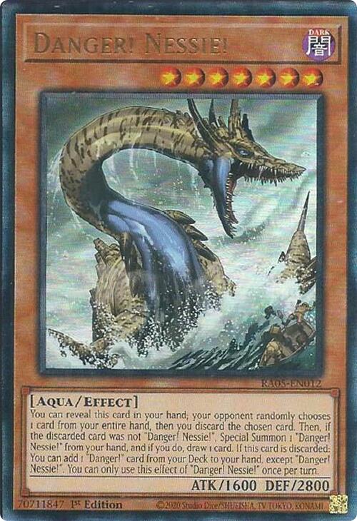 Danger! Nessie! (Ultimate Rare) [RA05-EN012] Ultimate Rare | Black Swamp Games