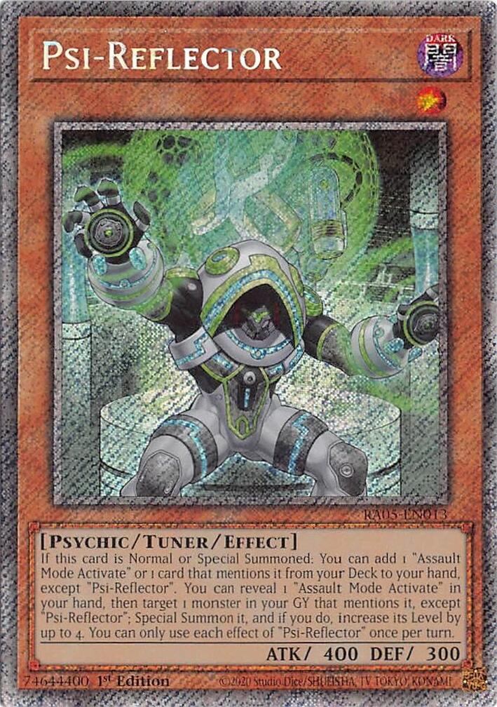Psi-Reflector (Platinum Secret Rare) [RA05-EN013] Platinum Secret Rare | Black Swamp Games