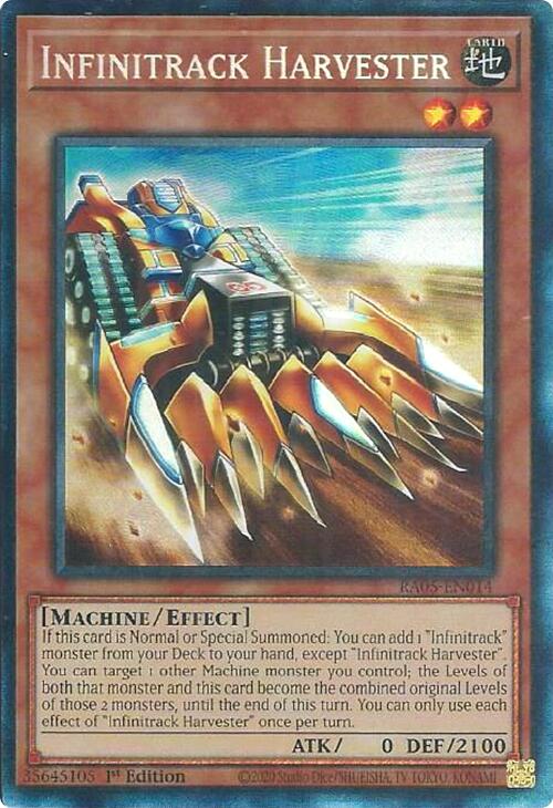 Infinitrack Harvester (Collector's Rare) [RA05-EN014] Collector's Rare | Black Swamp Games