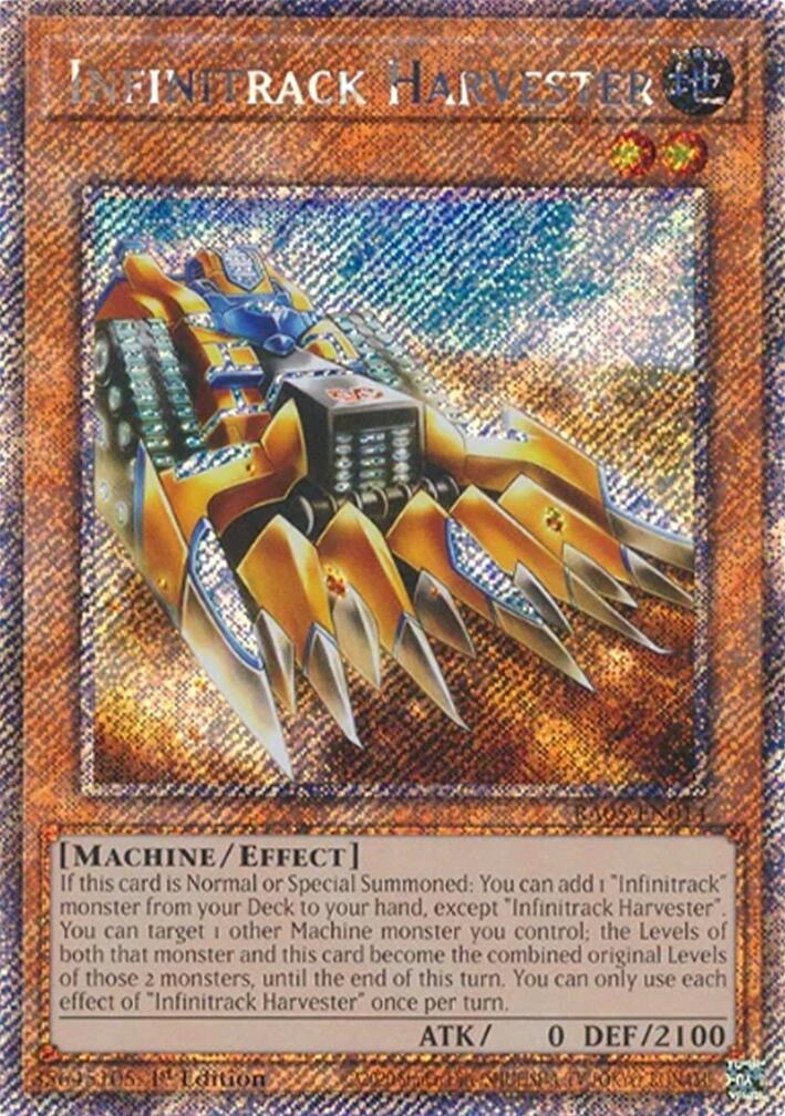 Infinitrack Harvester (Platinum Secret Rare) [RA05-EN014] Platinum Secret Rare | Black Swamp Games