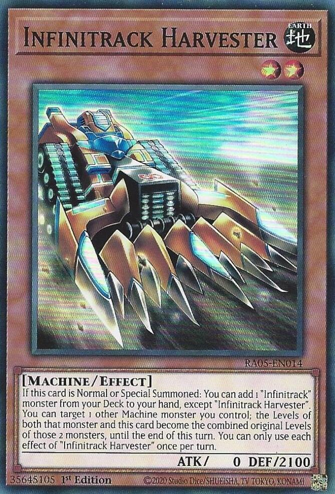 Infinitrack Harvester [RA05-EN014] Super Rare | Black Swamp Games