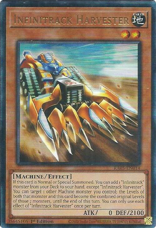 Infinitrack Harvester (Ultimate Rare) [RA05-EN014] Ultimate Rare | Black Swamp Games