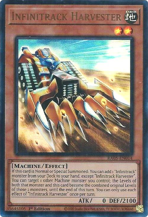 Infinitrack Harvester (Ultra Rare) [RA05-EN014] Ultra Rare | Black Swamp Games