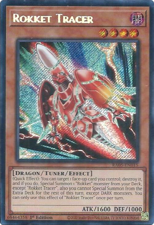 Rokket Tracer (Secret Rare) [RA05-EN015] Secret Rare | Black Swamp Games