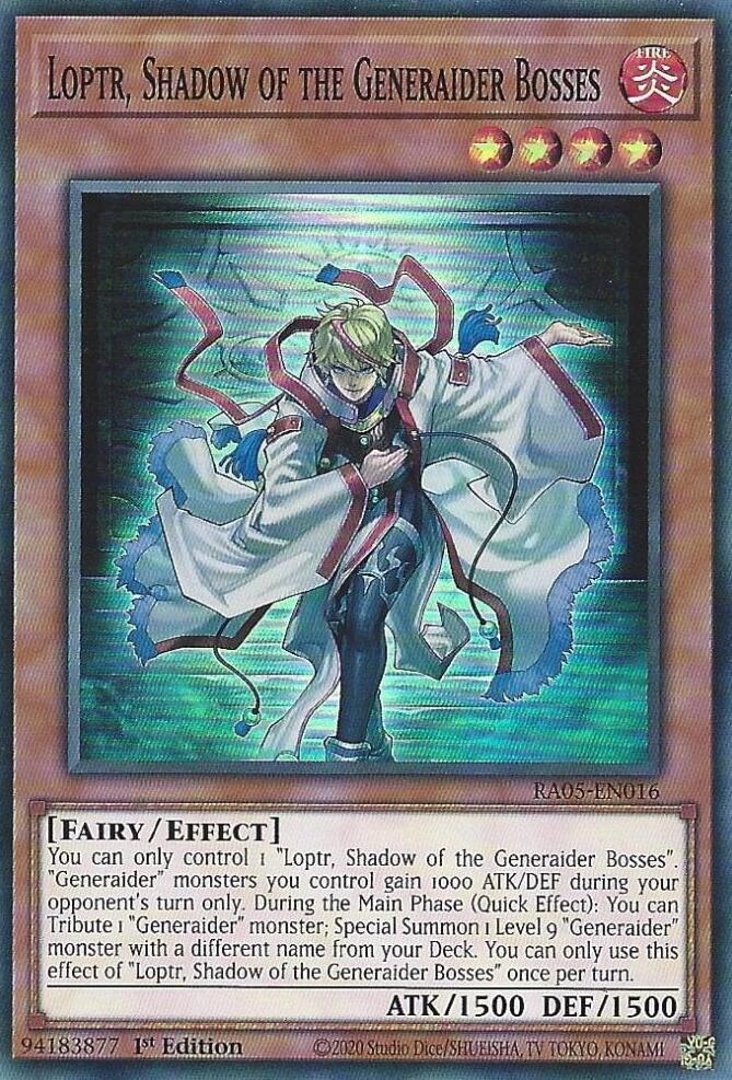 Loptr, Shadow of the Generaider Bosses [RA05-EN016] Super Rare | Black Swamp Games
