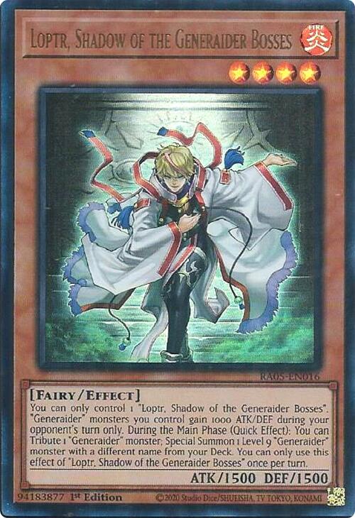 Loptr, Shadow of the Generaider Bosses (Ultra Rare) [RA05-EN016] Ultra Rare | Black Swamp Games