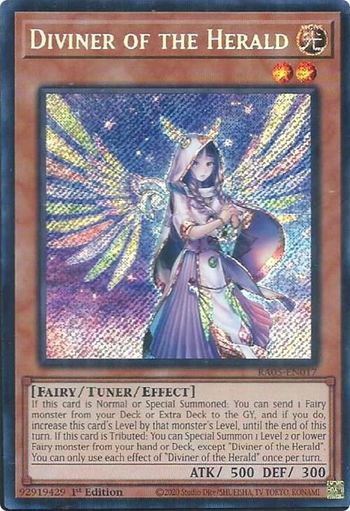 Diviner of the Herald (Secret Rare) [RA05-EN017] Secret Rare | Black Swamp Games