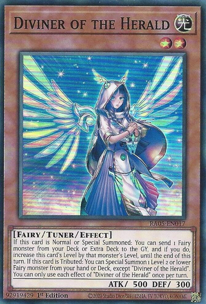 Diviner of the Herald [RA05-EN017] Super Rare | Black Swamp Games