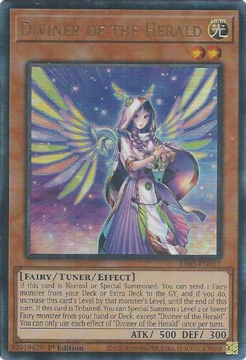 Diviner of the Herald (Ultimate Rare) [RA05-EN017] Ultimate Rare | Black Swamp Games