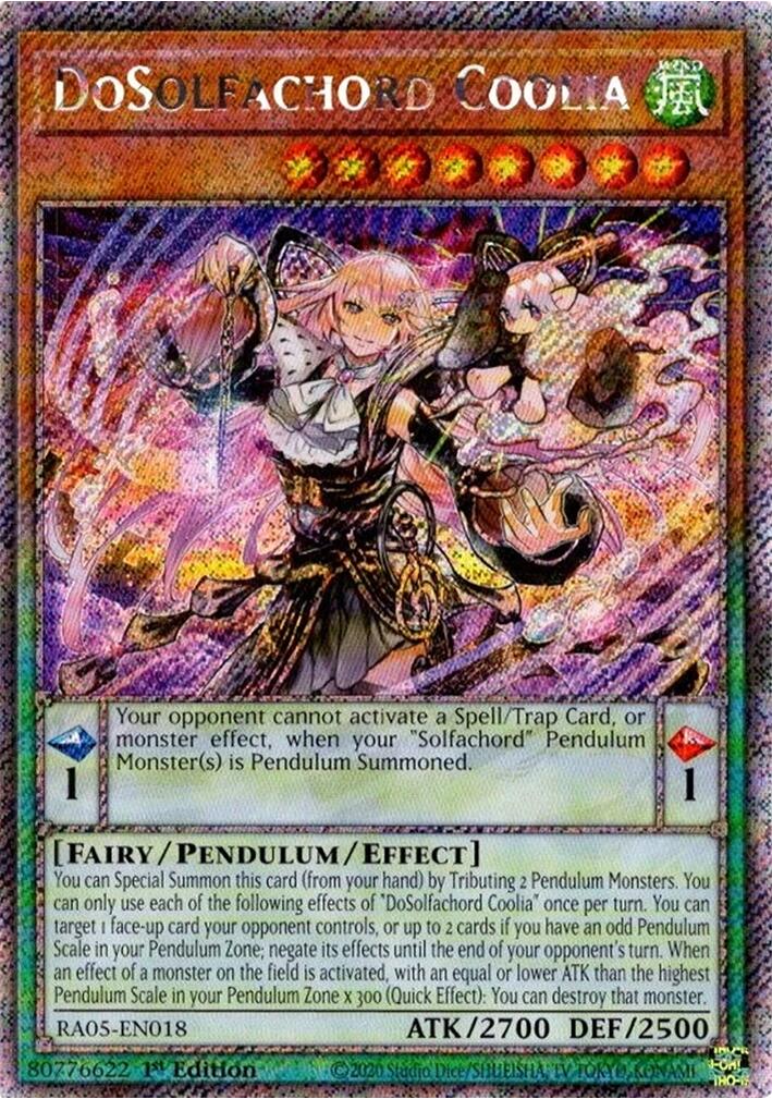 DoSolfachord Coolia (Platinum Secret Rare) [RA05-EN018] Platinum Secret Rare | Black Swamp Games