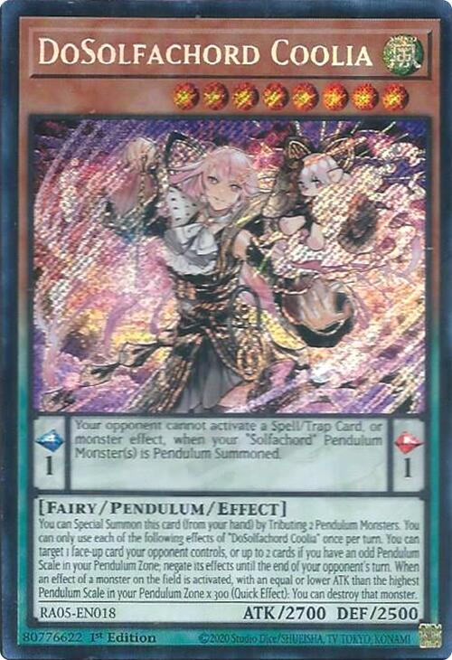 DoSolfachord Coolia (Secret Rare) [RA05-EN018] Secret Rare | Black Swamp Games