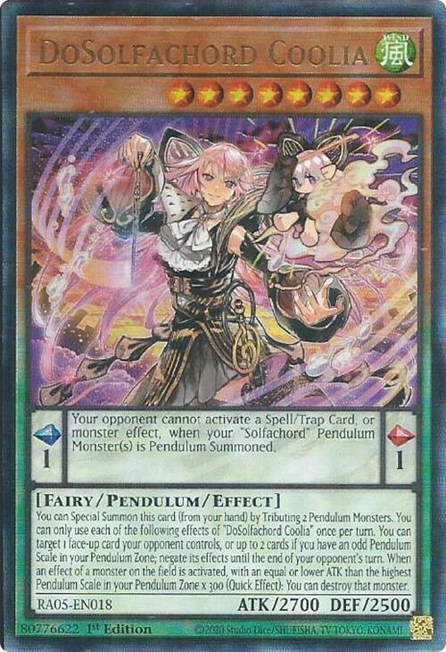DoSolfachord Coolia (Ultimate Rare) [RA05-EN018] Ultimate Rare | Black Swamp Games