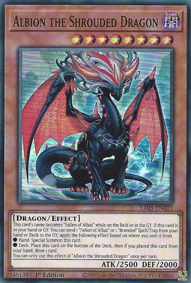 Albion the Shrouded Dragon [RA05-EN019] Super Rare | Black Swamp Games