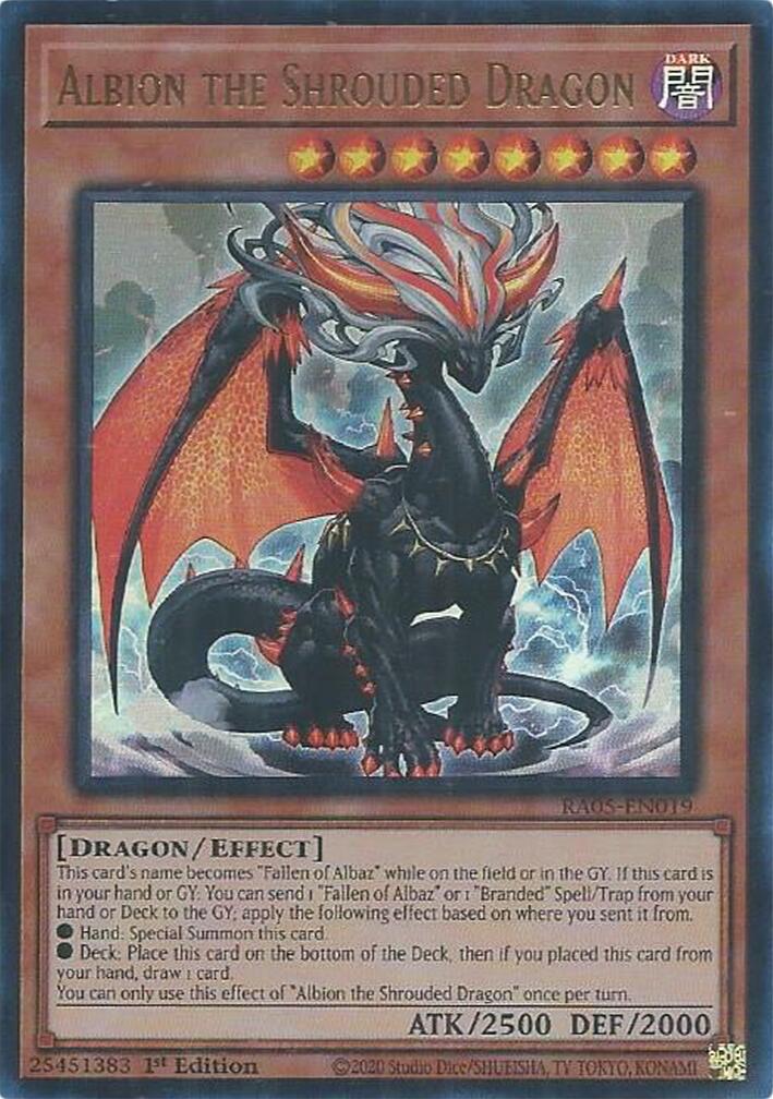 Albion the Shrouded Dragon (Ultra Rare) [RA05-EN019] Ultra Rare | Black Swamp Games
