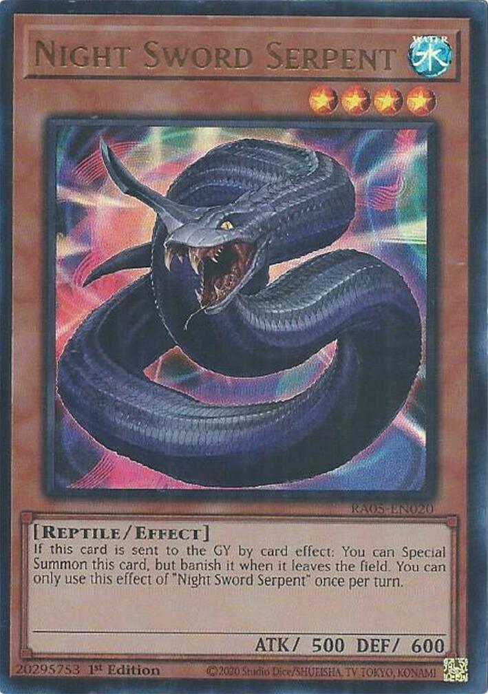 Night Sword Serpent (Ultra Rare) [RA05-EN020] Ultra Rare | Black Swamp Games