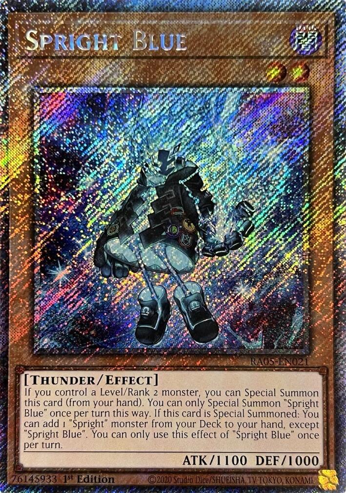 Spright Blue (Platinum Secret Rare) [RA05-EN021] Platinum Secret Rare | Black Swamp Games