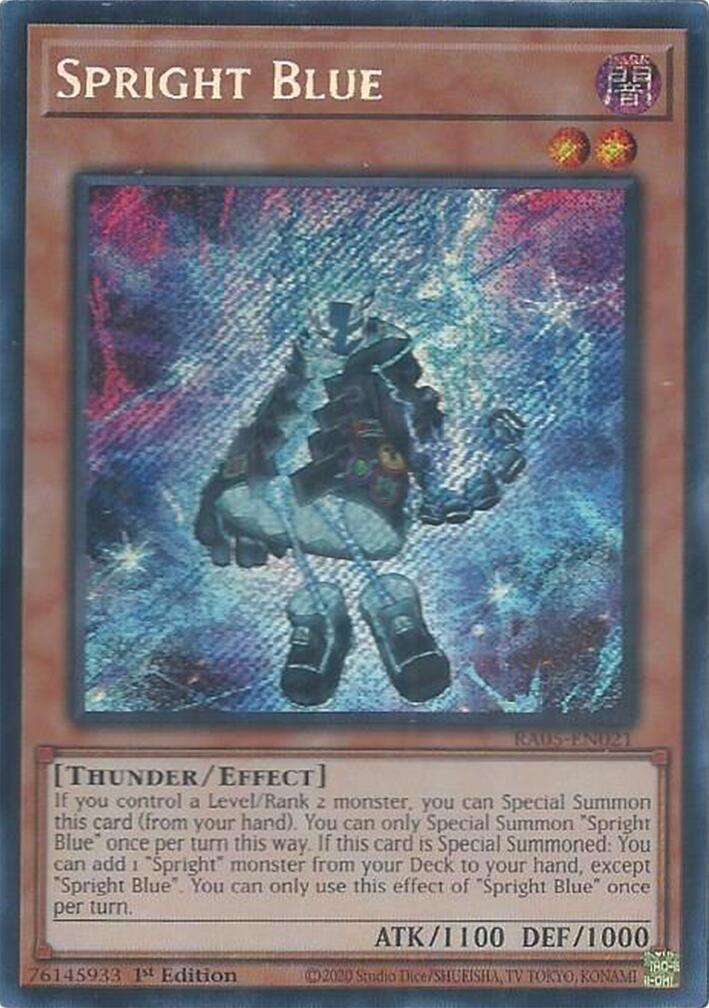 Spright Blue (Secret Rare) [RA05-EN021] Secret Rare | Black Swamp Games